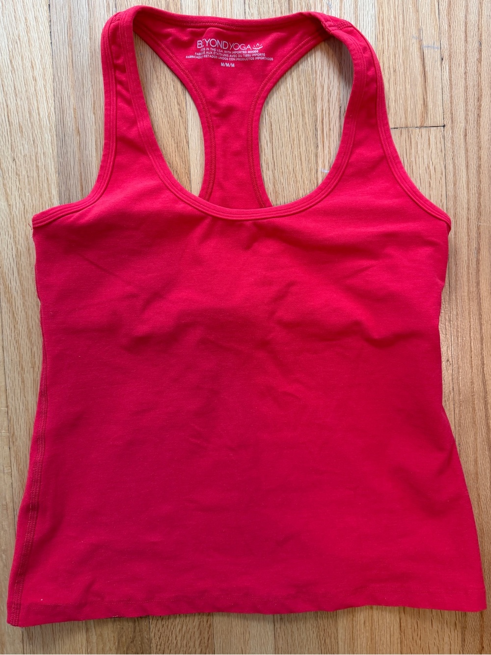 Beyond Yoga Bright Red Racerback Tank